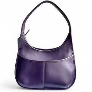 👾 Vintage Coach Purple Ergo Pocket Zip 9033